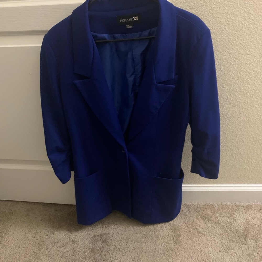 Blue forever 21 blazer